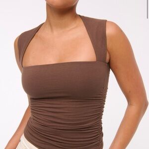 A&F Ava Top, Brown